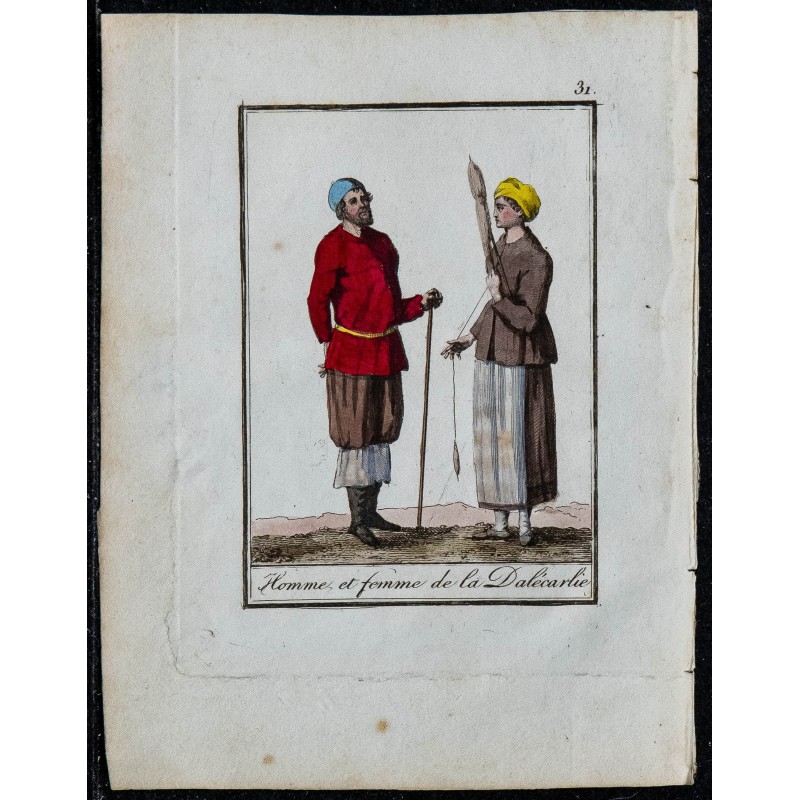 1815 - Costumes de la Dalécarlie 