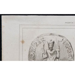 1844 - Sceau de Robert et Henri Ier 