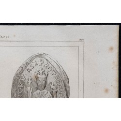 1844 - Sceau de Robert et Henri Ier 