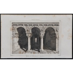 1844 - Vue Intérieur de l'église de Serabone 