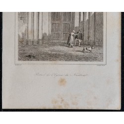 1844 - Vue du portail de l'Église de Nantua 