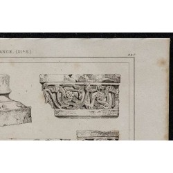 1844 - Détails sculpturaux de l'église de Nantua 
