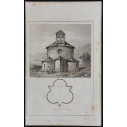 1844 - Vue de l'église des Planès 