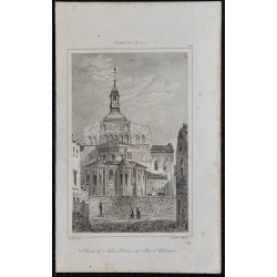 1844 - Vue de l'église de Notre-Dame du Port 
