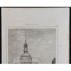 1844 - Vue de l'église de Notre-Dame du Port 