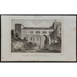 1844 - Église Notre-Dame du Port à Clermont-Ferrand 