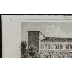 1844 - Église Notre-Dame du Port à Clermont-Ferrand 