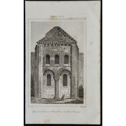 1844 - Vue du Pignon de la Croix de Notre-Dame du Port à Clermont 