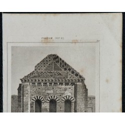 1844 - Vue du Pignon de la Croix de Notre-Dame du Port à Clermont 