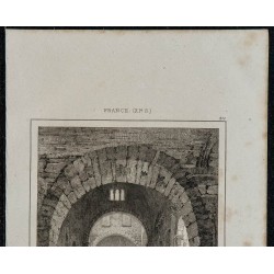 1844 - Intérieur de l'église Notre-Dame du Port à Clermont 