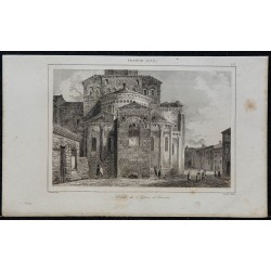 1844 - Abside de l'Église d'Issoire Saint-Austremoine 