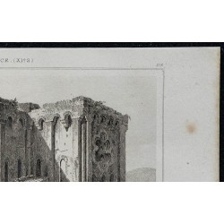 1844 - Vue de l'Église Saint-Léger de Royat 