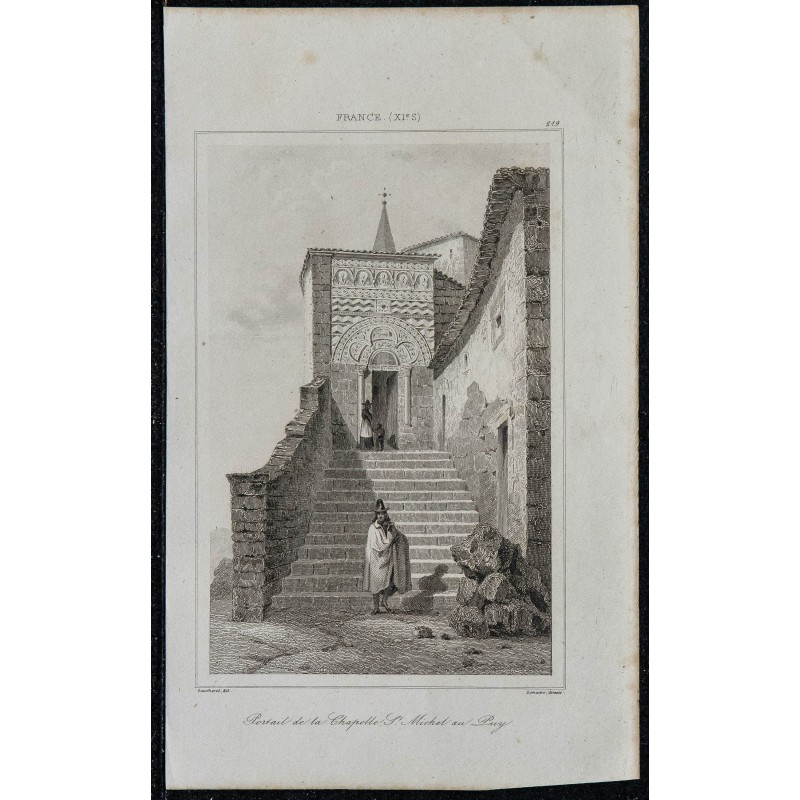 1844 - Chapelle Saint-Michel d'Aiguilhe au Puy-en-Velay 
