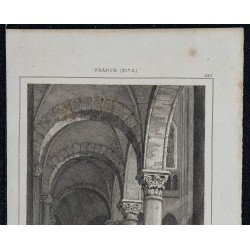 1844 - Intérieur de l'église Saint-Germain-des-Prés 