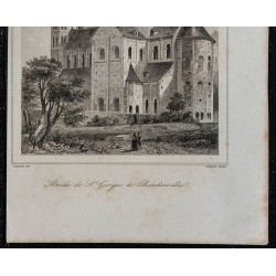 1844 - Église abbatiale Saint-Georges de Boscherville 