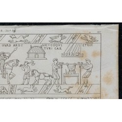 1844 - Scène de festin inspirée par la Tapisserie de Bayeux 