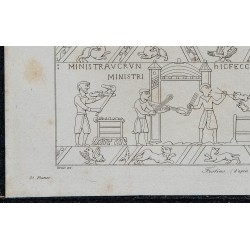 1844 - Scène de festin inspirée par la Tapisserie de Bayeux 