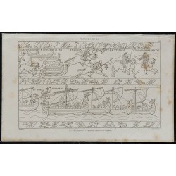 1844 - Vue de la navigation viking (Tapisserie de Bayeux) 