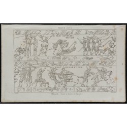 1844 - Scène de bataille d'après la Tapisserie de Bayeux 
