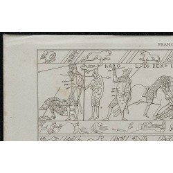 1844 - Scène de bataille d'après la Tapisserie de Bayeux 