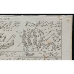 1844 - Scène de bataille d'après la Tapisserie de Bayeux 