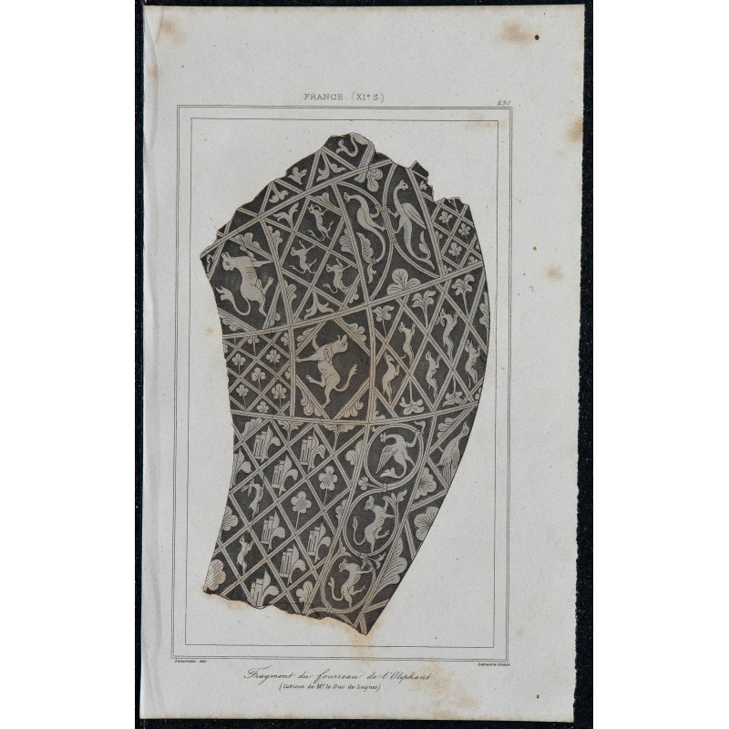 1844 - Fragment du fourreau d'un Oliphant 