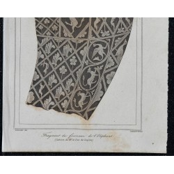 1844 - Fragment du fourreau d'un Oliphant 
