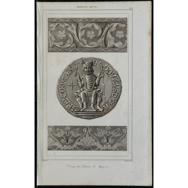 1844 - Sceau de Louis VI 