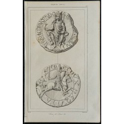 1844 - Sceau de Louis VII 