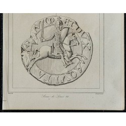 1844 - Sceau de Louis VII 