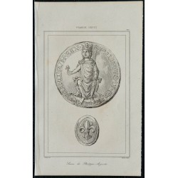 1844 - Sceau de Philippe Auguste 