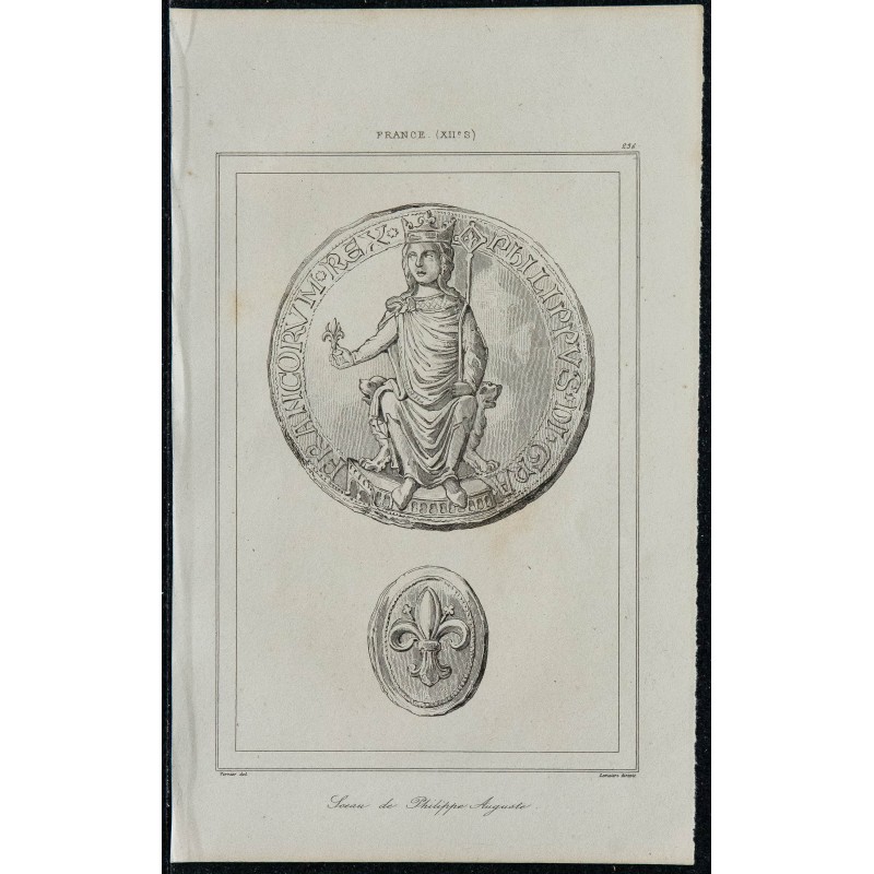 1844 - Sceau de Philippe Auguste 