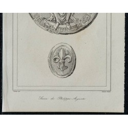 1844 - Sceau de Philippe Auguste 