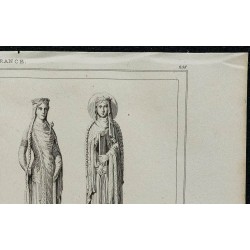 1844 - Statues du Portail occidental de la Cathédrale de Chartres 