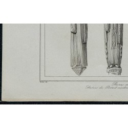 1844 - Statues du Portail occidental de la Cathédrale de Chartres 