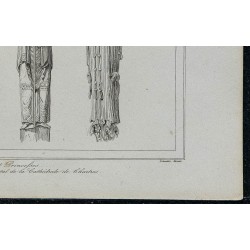 1844 - Statues du Portail occidental de la Cathédrale de Chartres 