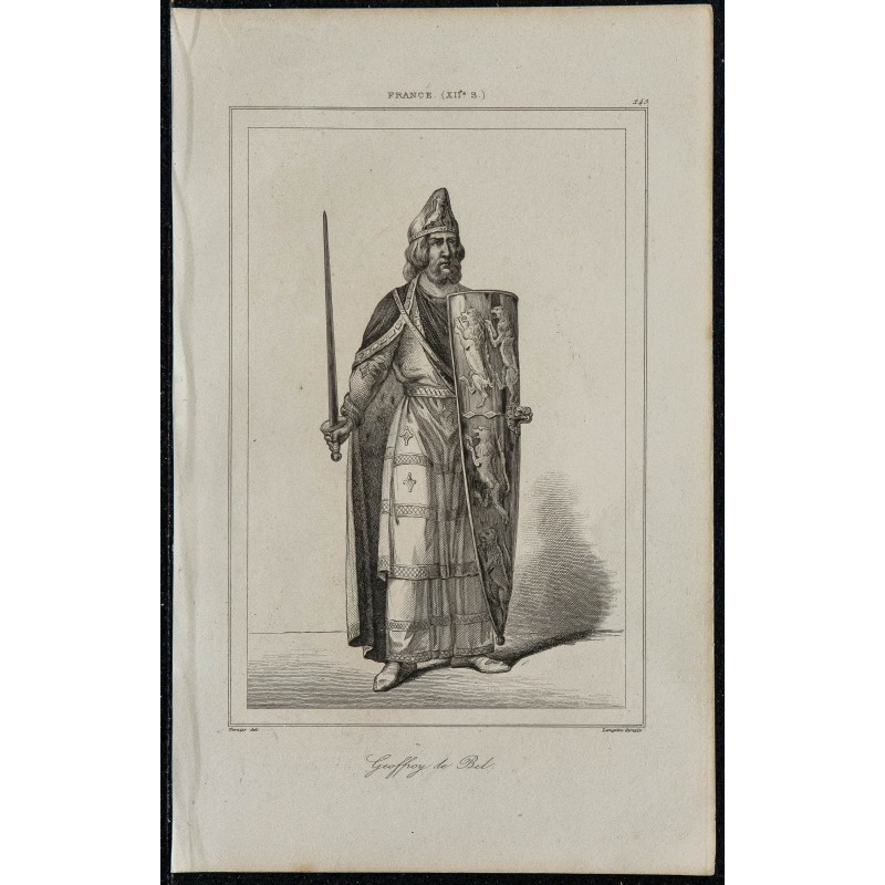 1844 - Portrait de Geoffroy le Bel 