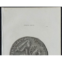 1844 - Sceau de Gonthier Clabaut 