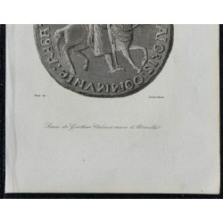 1844 - Sceau de Gonthier Clabaut 