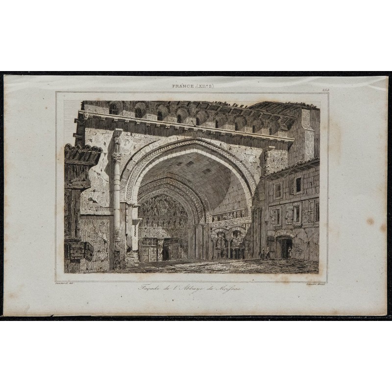 1844 - Portail de l'Abbaye Saint-Pierre de Moissac 
