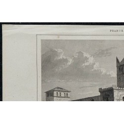 1844 - Vue de l'église Basilique Saint-Martin d'Ainay 