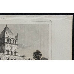 1844 - Vue de l'église Basilique Saint-Martin d'Ainay 