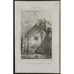 1844 - Portail de l'église Sainte-Geneviève 