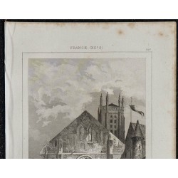 1844 - Portail de l'église Sainte-Geneviève 