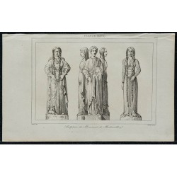 1844 - Sculptures de l'Octogone de Montmorillon 