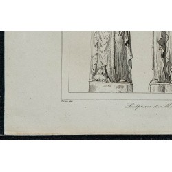 1844 - Sculptures de l'Octogone de Montmorillon 