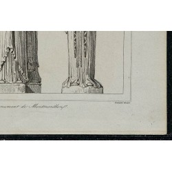 1844 - Sculptures de l'Octogone de Montmorillon 