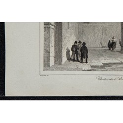 1844 - Cloître de l'Abbaye Saint-Pierre de Moissac 