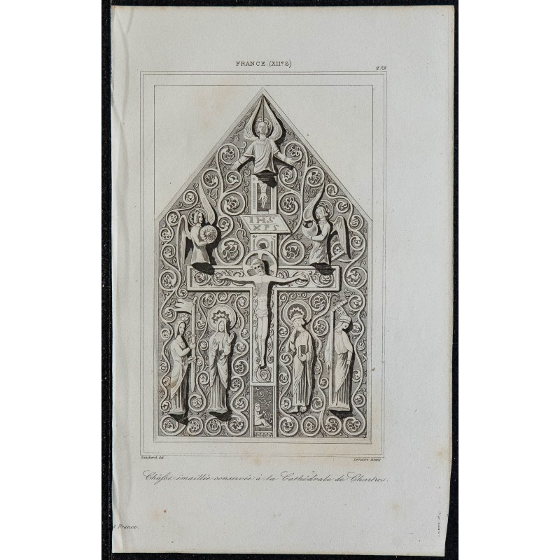 1844 - Châsse émaillée de la Cathédrale de Chartres 