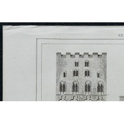1844 - Façades des maisons médiévales de Cologne 